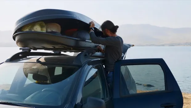 car with bike rack