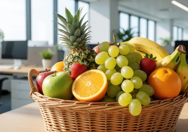 Fruit basket at the office