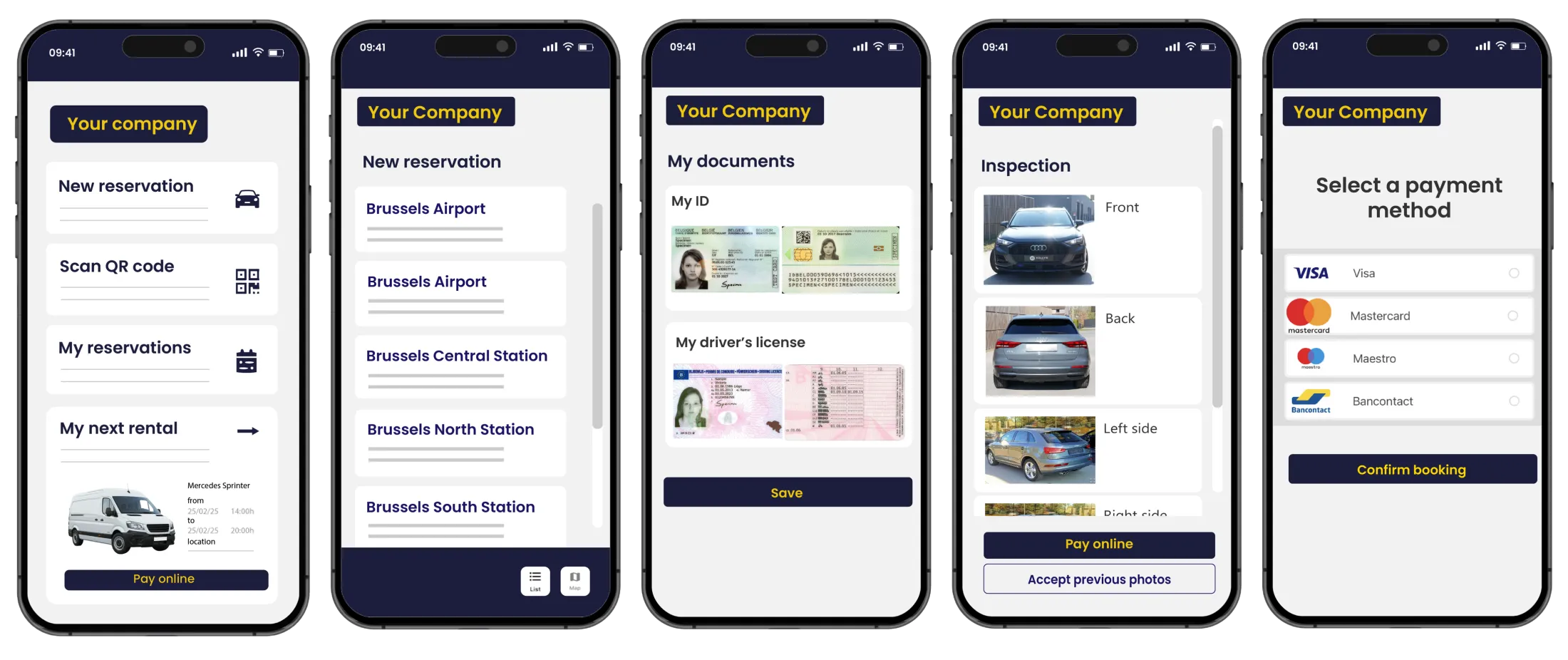 GoPlanner screens showing the apps possiblities 